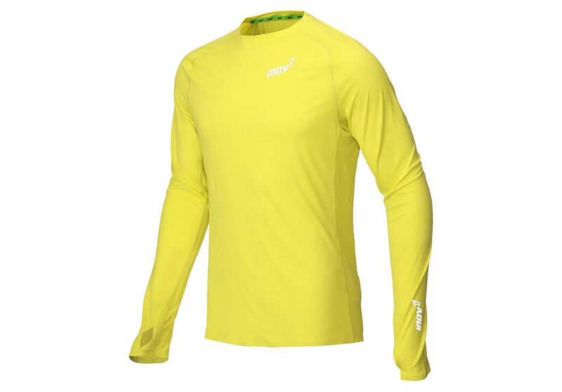 Inov-8 Base Elite 2.0 Long Sleeve Base Layer Herr Gula Sverige LSMD80197